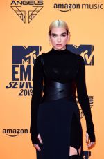 DUA LIPA at MTV Europe Music Awards in Seville 11/03/2019