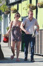 EIZA GONZALEZ and Luke Bracey at Blu Jam Cafe in Los Angeles 11/08/2019