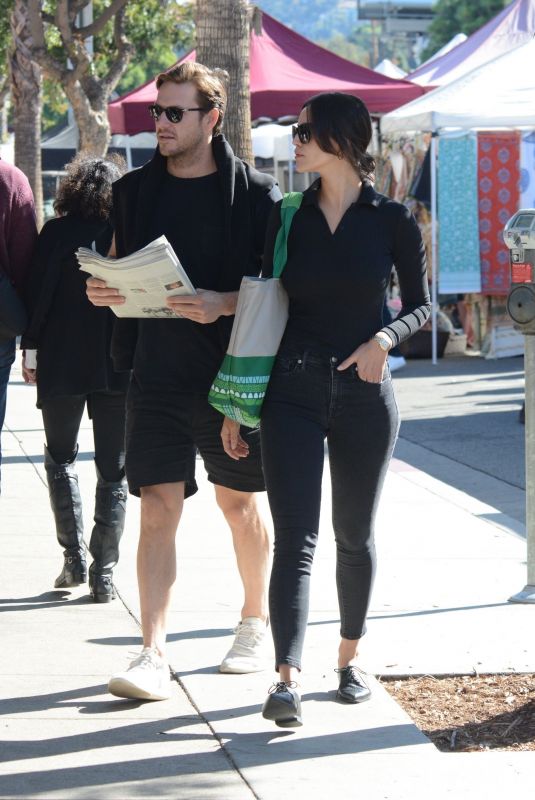 EIZA GONZALEZ and Luke Bracey Out Shopping in Los Angeles 11/24/2019