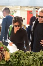 EIZA GONZALEZ Shopping at Farmer