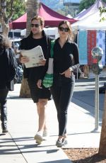 EIZA GONZALEZ Shopping at Farmer
