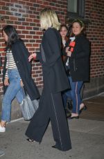 ELIZABETH BANKS Arrives at Stephen Colbert Show 11/08/2019