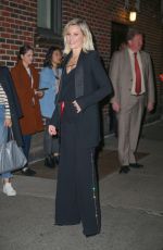 ELIZABETH BANKS Arrives at Stephen Colbert Show 11/08/2019