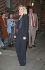 ELIZABETH BANKS Arrives at Stephen Colbert Show 11/08/2019