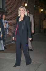 ELIZABETH BANKS Arrives at Stephen Colbert Show 11/08/2019
