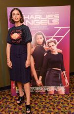 ELIZABETH BANKS, NAOMI SCOTT and ELLA BALINSKA at Charlie
