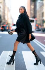 ELLA BALINSKA Out in New York 11/04/2019