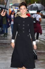 ELLA HUNT Arrives at AOL Build in New York 10/31/2019