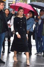 ELLA HUNT Arrives at AOL Build in New York 10/31/2019