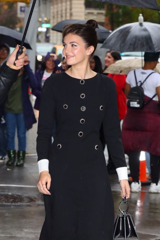 ELLA HUNT Arrives at AOL Build in New York 10/31/2019
