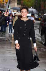 ELLA HUNT Arrives at AOL Build in New York 10/31/2019
