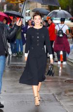 ELLA HUNT Arrives at AOL Build in New York 10/31/2019