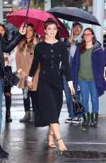 ELLA HUNT Arrives at AOL Build in New York 10/31/2019