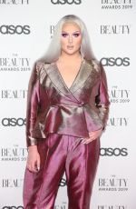 ELLIS HILL at Beauty Awards 2019 with Asos City Ccentral in London 11/25/2019