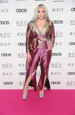 ELLIS HILL at Beauty Awards 2019 with Asos City Ccentral in London 11/25/2019