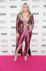 ELLIS HILL at Beauty Awards 2019 with Asos City Ccentral in London 11/25/2019