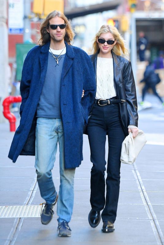 ELSA HOSK and Tom Daly Out in New York 11/27/2019