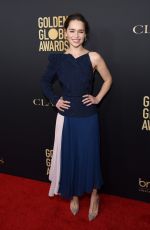 EMILIA CLARKE at HFPA & THR Golden Globe Ambassador Party in West Hollywood 11/14/2019
