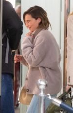 EMILIA CLARKE at JFK Airport in New York 10/31/2019