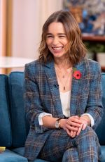EMILIA CLARKE at This Morning Show in London 11/11/2019