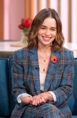 EMILIA CLARKE at This Morning Show in London 11/11/2019