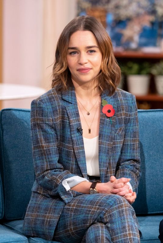 EMILIA CLARKE at This Morning Show in London 11/11/2019