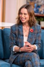 EMILIA CLARKE at This Morning Show in London 11/11/2019