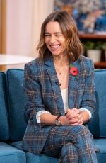 EMILIA CLARKE at This Morning Show in London 11/11/2019