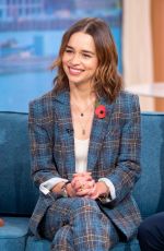 EMILIA CLARKE at This Morning Show in London 11/11/2019