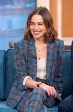 EMILIA CLARKE at This Morning Show in London 11/11/2019