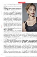 EMILIA CLARKE in Vanity Fair Magazine, Italy December 2019