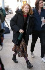 EMILY BEECHAM Arrives at Build Series in New York 11/09/2019