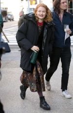 EMILY BEECHAM Arrives at Build Series in New York 11/09/2019