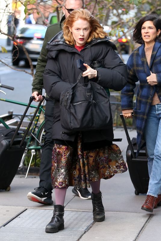 EMILY BEECHAM Arrives at Build Series in New York 11/09/2019