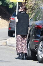 EMMA ROBERTS Gets a Ticket in Los Angeles 11/04/2019