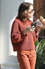 EMMA ROBERTS Leaves Ralph Lauren Store in Beverly Hills 11/10/2019
