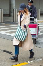 EMMA STONE at JFK Airport in New York 11/27/2019