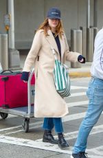 EMMA STONE at JFK Airport in New York 11/27/2019