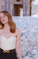 EMMA STONE for New Louis Vuitton Coeur Battant Fragrance, 2019
