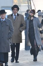 EMMA STONE on the Set of Cruella in London 11/09/2019