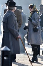 EMMA STONE on the Set of Cruella in London 11/09/2019
