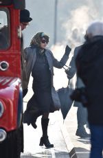 EMMA STONE on the Set of Cruella in London 11/09/2019