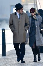 EMMA STONE on the Set of Cruella in London 11/09/2019