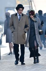 EMMA STONE on the Set of Cruella in London 11/09/2019