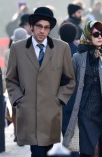 EMMA STONE on the Set of Cruella in London 11/09/2019
