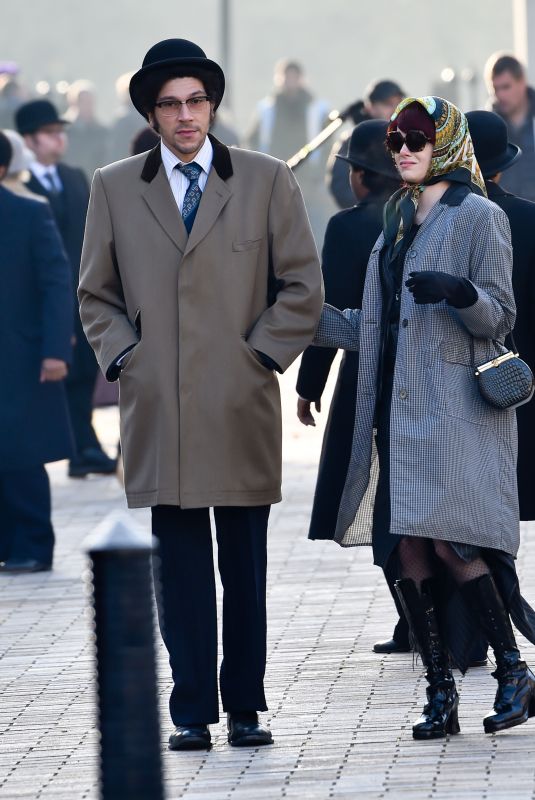 EMMA STONE on the Set of Cruella in London 11/09/2019