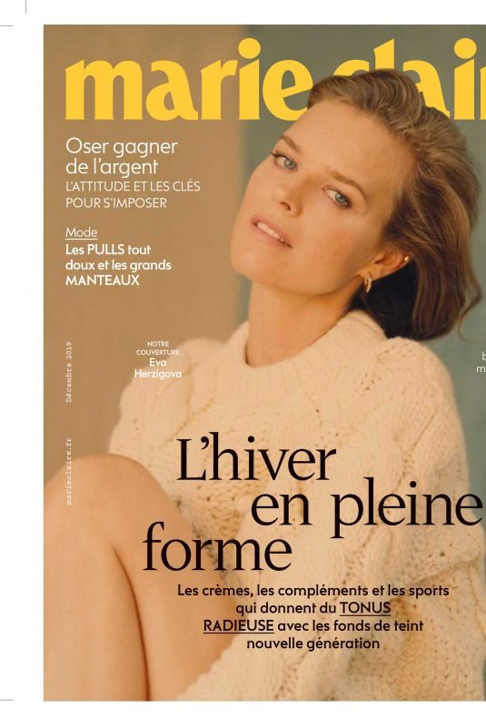 EVA HERZIGOVA in Marie Claire Magazine, France December 2019
