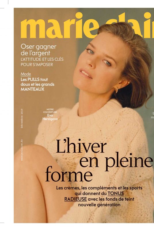 EVA HERZIGOVA in Marie Claire Magazine, France December 2019