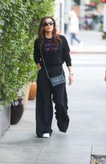 EVA LONGORIA Leaves E. Baldi in Beverly Hills 11/21/2019