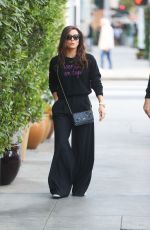 EVA LONGORIA Leaves E. Baldi in Beverly Hills 11/21/2019